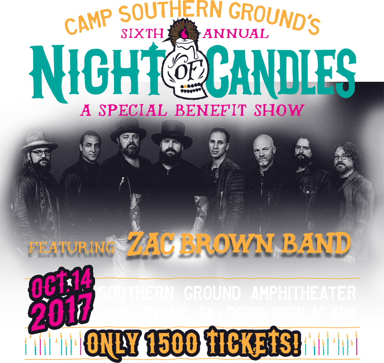 Camp Southern Ground's Sixth Annual Night of Candles. A special benefit show.